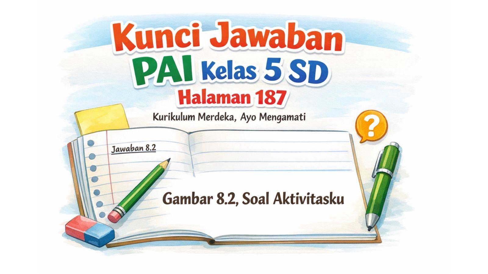 Kunci Jawaban PAI Kelas 5 SD Halaman 187 Kurikulum Merdeka, Ayo Mengamati Gambar 8.2, Aktivitasku
