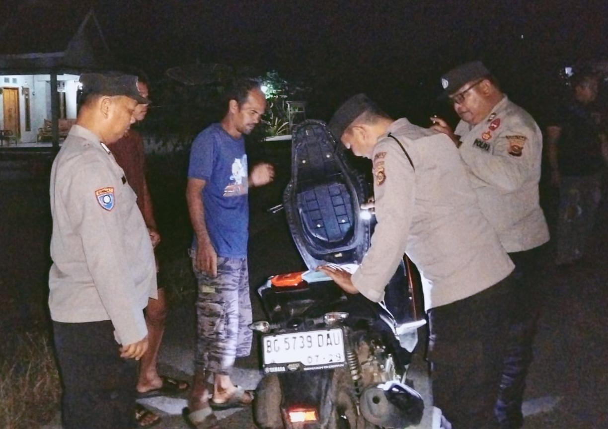 Polsek Rambang Muara Enim Lakukan Razia KRYD, Pastikan Keamanan Wilayah Tetap Kondusif