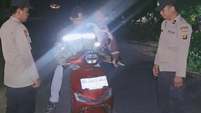 Antisipasi Tindak Pidana 3C, Polsek Rambang Laksanakan Razia Malam Libur - Sripoku.com
