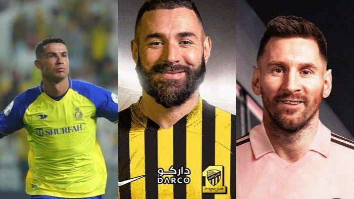 Keluar dari Kompetisi Eropa, Ini Perbedaan Besaran Gaji Ronaldo, Benzema dan Lionel Messi