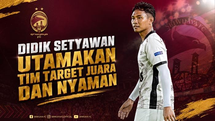 Mantan Bek Sriwijaya FC Didik Setyawan Utamakan Tim Target Juara dan Nyaman - Sripoku.com