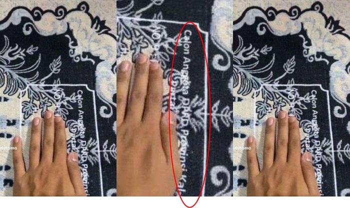 Viral Sajadah Dijadikan Alat Kampanye, Sikap Caleg DPRD Dinilai tak Tepat, Pandangan Sujud Terganggu