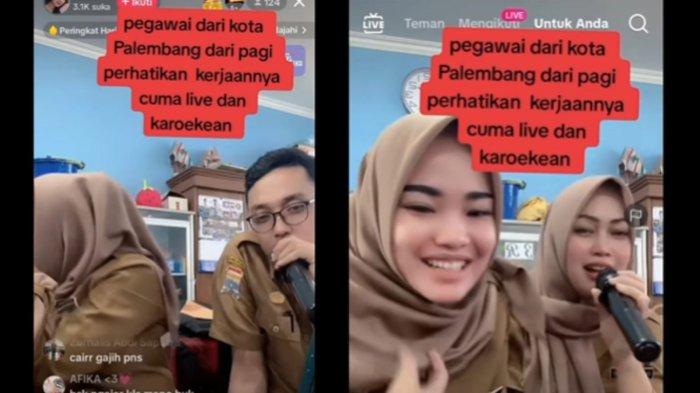 Viral ASN Palembang Diduga Live Karaokean di Tiktok Saat Jam Kerja, Warganet Beri Komentar Menohok