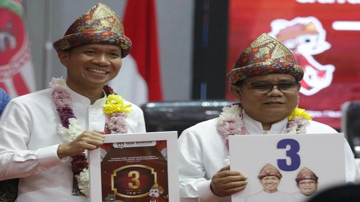 Yudha-Bahar Dapat Nomor Urut 3 di Pilkada Palembang, YPM: Posisi Paling Kanan Artinya Paling Baik
