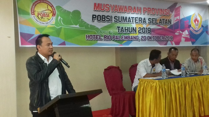 Terpilih Aklamasi Ketua POBSI Sumsel, Andi Dinialdi Bertekad Kurangi Ketergantungan dengan KONI