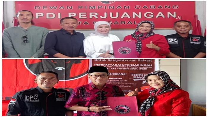 Daftar 4 Nama Bakal Calon Walikota dan Wakil Walikota Pagar Alam yang Ambil Formulir di PDIP