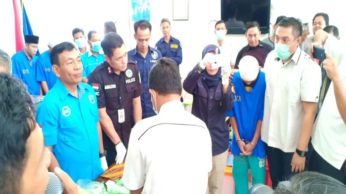 BNN Sumsel Musnahkan 17 Kg Sabu dan 200 Butir Pil Ekstasi di Kantor BNN Jakabaring Palembang