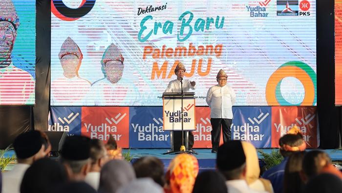 Yudha-Baharuddin Soroti Persolan Pengangguran hingga Kesehatan di Palembang