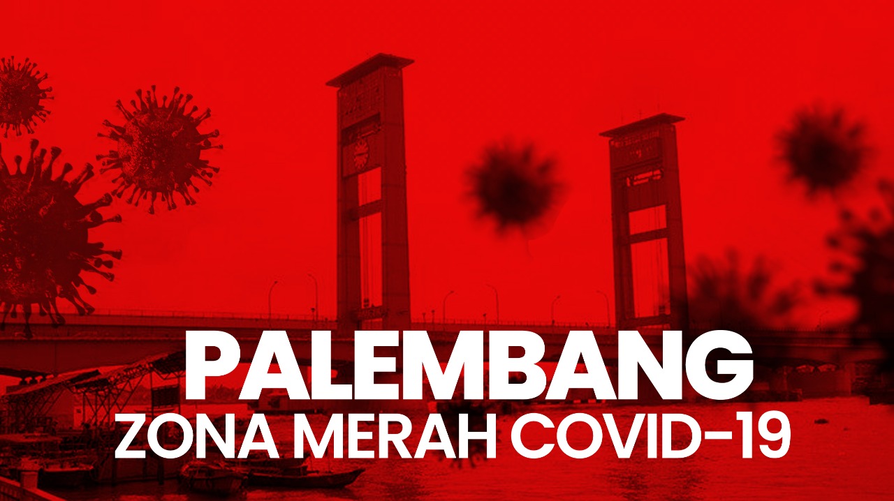 Kasus Harian Covid-19 di Palembang Tembus 452 Kasus, 3 Kecamatan Berstatus Zona Merah