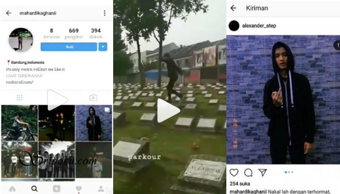 Astaghfirullah, Injak-injak Kuburan, Begini Nasib Kedua Pemuda dalam Video Tersebut, Kena Celakanya!
