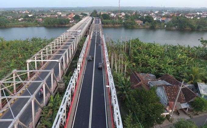 Selesai Diperbaiki, Jembatan Cincin Lama Bisa Dilintasi Pemudik