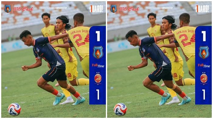 Gol Dramatis Sumsel United Menit 89 Gagalkan Kemenangan Sriwijaya FC, Kahar Kalu Player of The Match