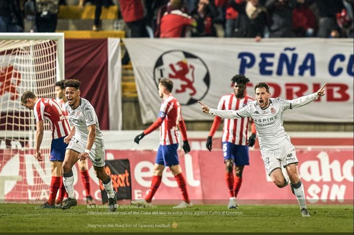 Hasil Lengkap Copa del Rey, Atletico Madrid Gugur Dilucuti Tim Divisi 3