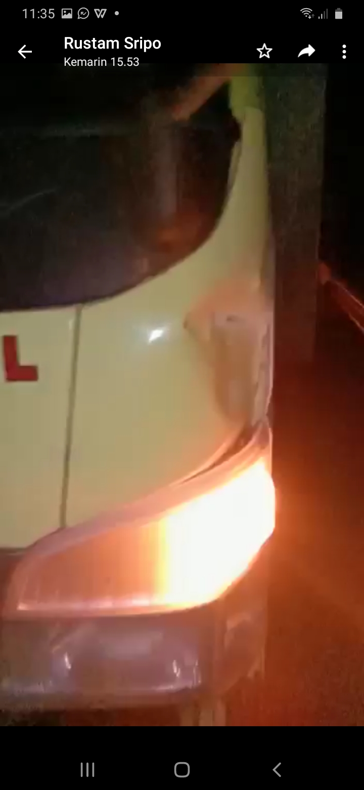 Sudah Dilaporkan ke Pihak Berwajib, Aksi Pelemparan Batu di JalanTol Kapal pada Malam Hari