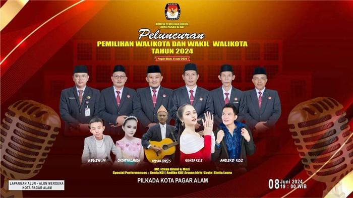 Datangkan Artis KDI, Peluncuran Pilkada Pagar Alam 2024 Telan Anggaran Rp 300 Juta