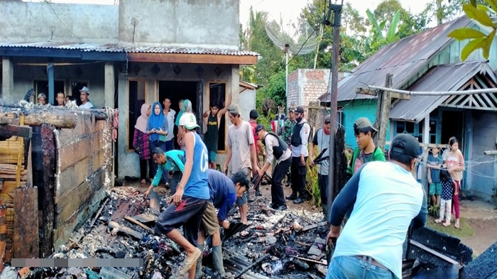 3 Rumah di 2 Kecamatan di Lahat Terbakar Saat Pemilik Bermalam di Kebun, Diduga Arus Pendek Listrik