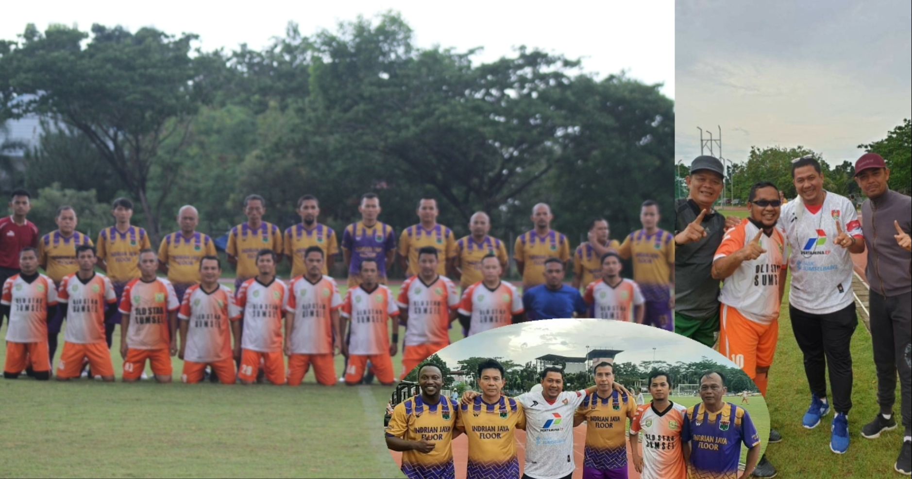 Reuni Carrasco, Buyung Ismu Hingga Nil Maizar, Laga Persahabatan Oldstar Sumsel vs Persita
