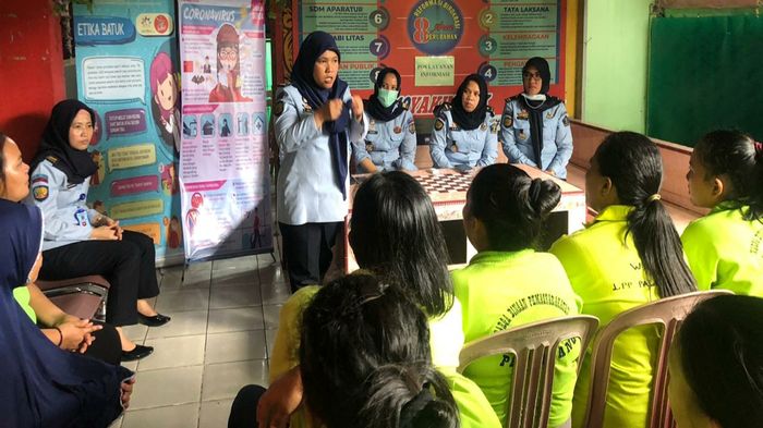 Wabah Corona, Mulai Besok Lapas Perempuan Palembang Tiadakan Waktu Kunjungan