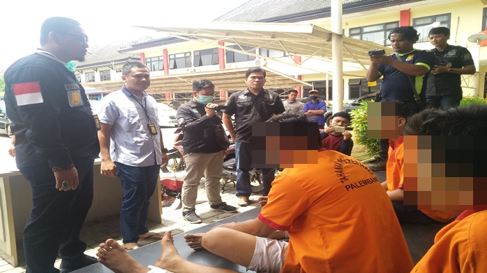 Dua Spesialis Curanmor dan Seorang Penadah Motor Curian Ditembak Unit Ranmor Polrestabes Palembang