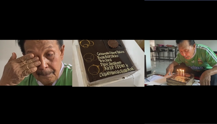 KISAH Seorang Ayah Diberi Kejutan Ultah dari Anaknya yang Polisi Tugas Jauh, Sangat Menyentuh Hati!