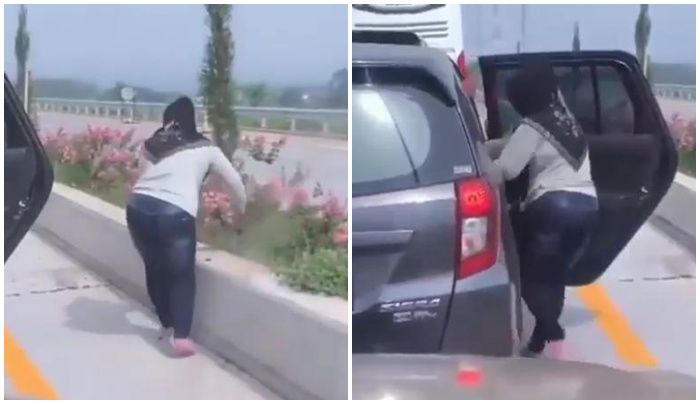viral-jalanan-sedang-macet-perempuan-ini-justru-curi-kesempatan-cabut-bunga-di-pinggir-jalan.jpg