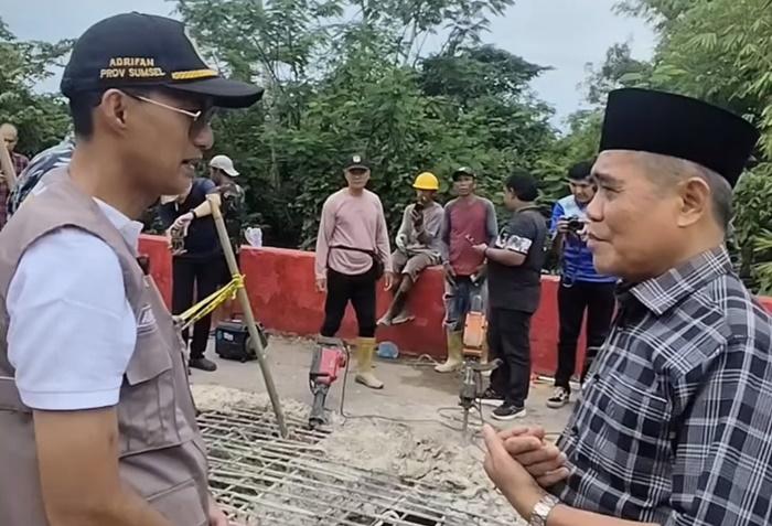 Mutu Beton Jembatan Payaraman Ogan Ilir Ditingkatkan, Kontraktor Sebut dari K-300 Menjadi K-400