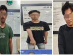 TIGA 'Penguasa' Narkoba di Sekayu Muba Ini tak Berkutik Dikepung Polisi, ada yang Santai di Teras!