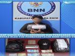 BNN Muara Enim Ringkus Pengedar Narkoba Antar Lintas Provinsi, 1,2 Kg Ganja Diamankan