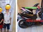 Dua Remaja Percobaan Begal Motor di Jalintim Palembang-Indralaya Kawasan Pemulutan Diamankan Polisi