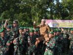 Bupati Muara Enim H Edison Sambut Kepulangan 450 Prajurit Yonif 141/Aneka Yudha Jaya Perkasa