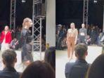 Di Tengah Perang, Para Model Muda Belia Rusia Fashion Show di Basement Parkir Zaryadye Concert Hall