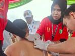 Dinas Kesehatan Musi Banyuasin All Out Layani 459 Peserta Porprov XV Muba