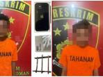 Curi Ponsel, Dua Pria Diduga Pasangan Sejenis Diamankan Polsek Babat Toman Muba