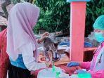 Cegah Penularan Rabies, UPTD Puskeswan Kayuagung Vaksin Hewan Peliharaan Masyarakat.