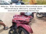 Viral Kecelakaan di Jalinsum Muratara, Pengendara Motor Luka-luka dan Kehilangan Barang Berharga