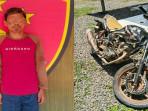 Pencuri Motor di Indralaya Ogan Ilir Terekam CCTV, Ditangkap Saat Tidur Pulas