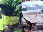 Tabrakan di Jalinsum Ogan Ilir Sedan Hantam Truk, Berakhir Damai Secara Kekeluargaan