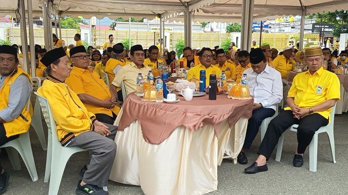 Dewan Pimpinan Daerah (DPD) Partai Golkar menggelar buka puasa bersama panti asuhan di Sekretariat DPD Golkar Jl Moh Yamin Kelurahan Birobuli Utara, Kecamatan Palu Selatan Kota Palu pada Sabtu (28/2/2026).