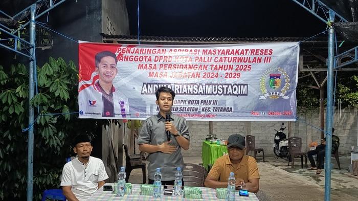 Reses di Birobuli Utara Palu, Andika Riansa Bentuk Tim RT untuk Pantau Kebutuhan Warga