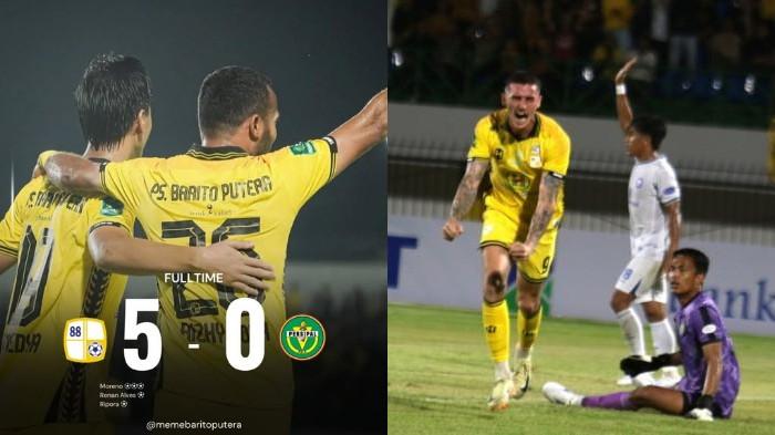 Gasak Persipal 5-0, Barito Putera Kian Kokoh di Puncak Klasemen Grup Timur Championship
