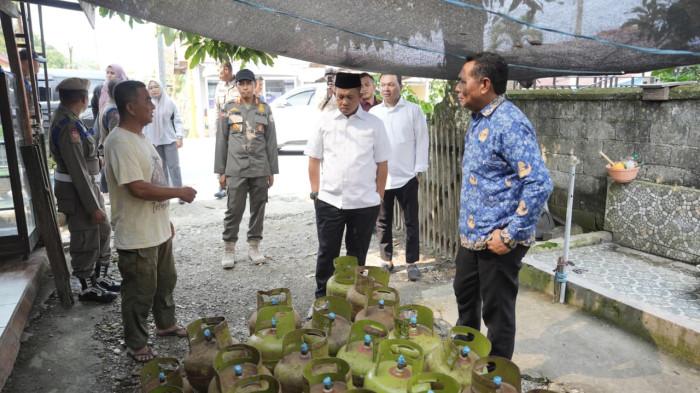 Bupati Morowali Sidak Pangkalan Elpiji