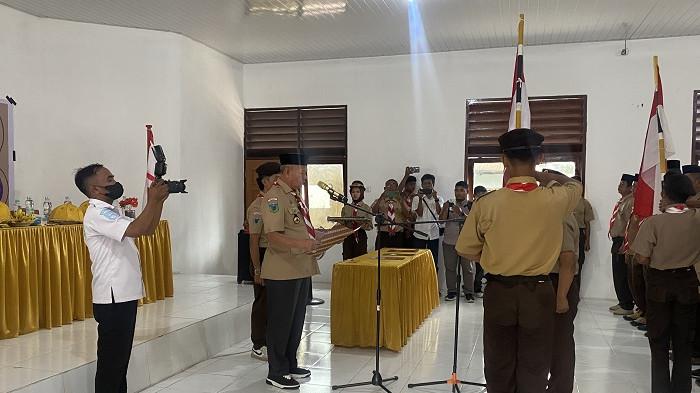 Bupati Sigi Lantik Pengurus Mabiran dan Kwarran Pramuka Dolo Barat Masa Bakti 2026–2031