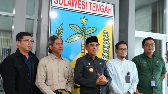 Gubernur Sulawesi Tengah menerima audiensi Manager PLN UP3 Palu