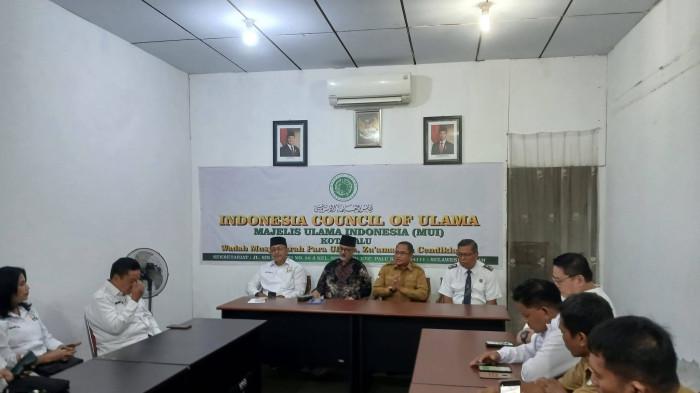 Wakil Bupati Sigi, Samuel Yansen Pongi, memimpin langsung kunjungan Panitia Paskah Nasional V ke Forum Kerukunan Umat Beragama (FKUB) Sulawesi Tengah, Selasa (3/3/2026) pagi.