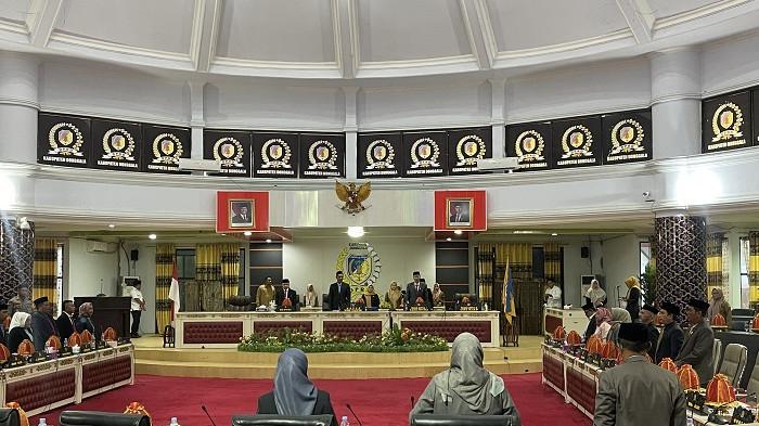 DPRD Kabupaten Donggala menggelar rapat paripurna penutupan masa persidangan ketiga tahun sidang 2025 sekaligus pembukaan masa persidangan pertama tahun sidang 2026.