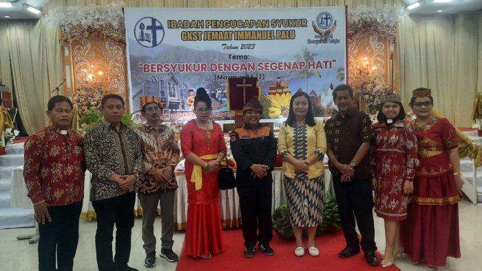 Hadiri Ibadah Syukur GKST Jemaat Immanuel Palu, Kepala BPBD: Momen Jaga Semangat Syukur