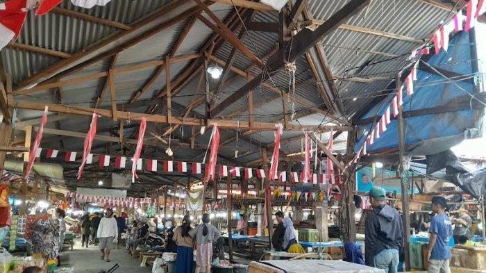 3 Hari Pascabentrok, Los Penjual Ikan Pasar Inpres Manonda Kota Palu Mulai Dipadati Pedagang