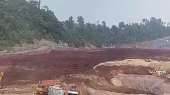 Longsor Tailing Kembali Terjadi di Kawasan PT Indonesia Morowali Industrial Park, Sejumlah Alat Berat Tertimbun