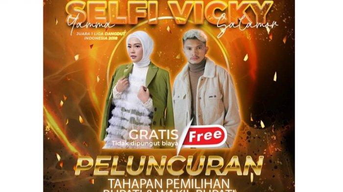 Launching Pilkada 2024 di Touna Bakal Dimeriahkan Lida Selfi dan Vicky Salamor