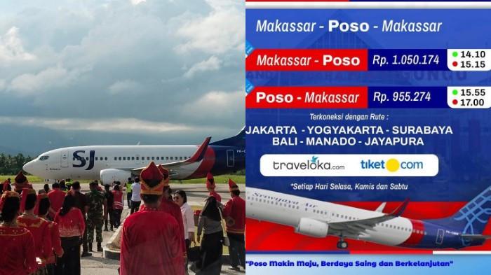 Maskapai Sriwijaya Air Buka Rute Poso-Makassar, Cek Jadwal dan Harga Tiket